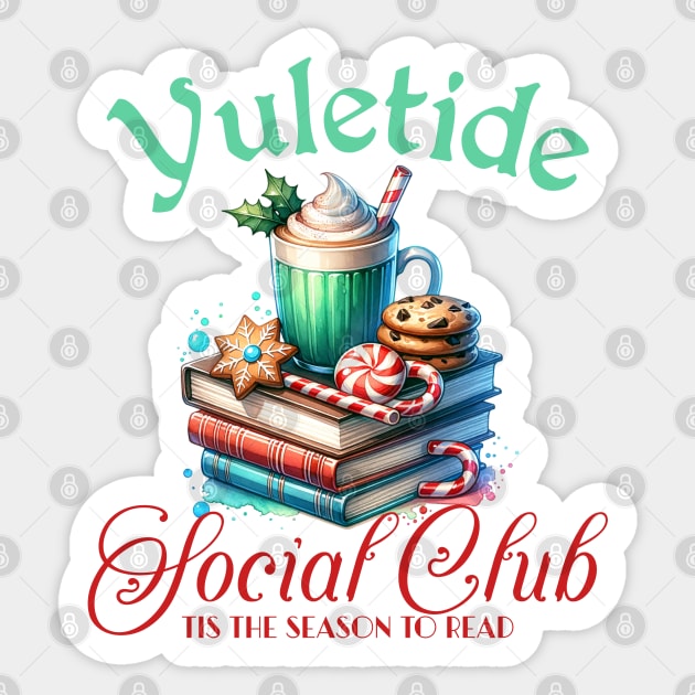 Yuletide Social Reading Club Sticker by HolidayBug